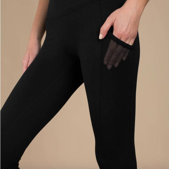 Helen High Rise Mesh Pocket Leggings - Picture 2 of 3